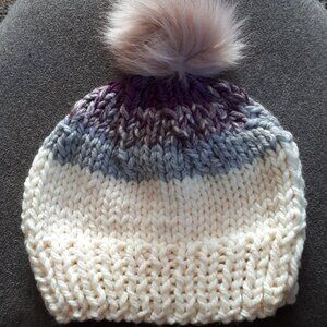 Hand knitted hat